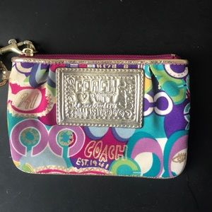 Coach Poppy Wristlet